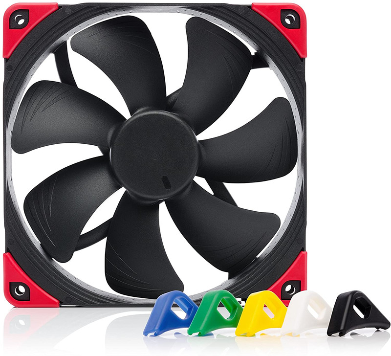 Noctua NF-F12 PWM Fan Chromax Black - مروحة تبريد